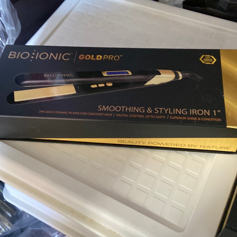 24k Gold Ceramic Flat Iron